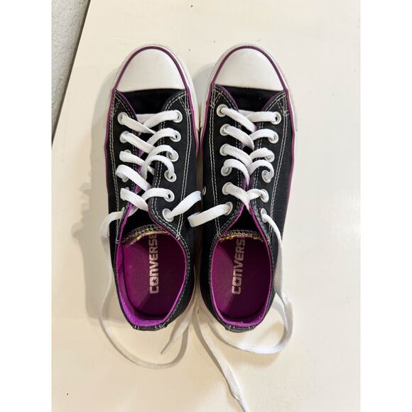 Converse All-Star Chuck Taylor Unisex Men 5 Women 7 Black Shoes - Picture 3 of 7